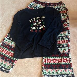 Holiday Cheer Kids Pajama Set - Navy and Multicolor